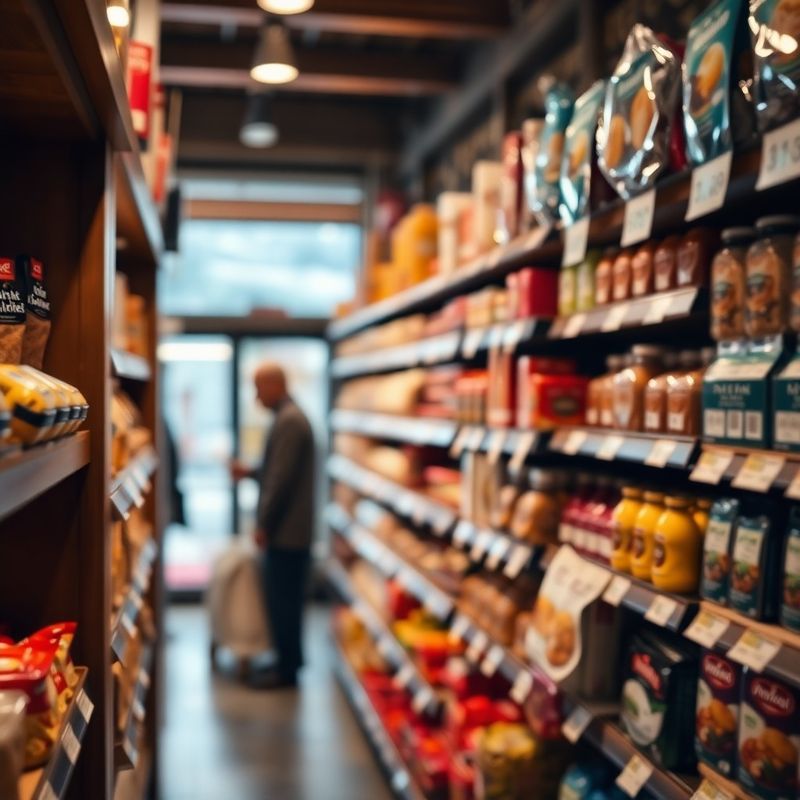 Cene in izdelki v slovenskem supermarketu